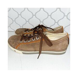 Keen Brown Nubuck Leather Sneaker Tennis Shoes Women’s Size US 9